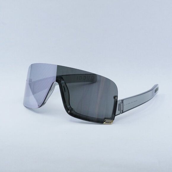 NEW GUCCI GG1637S 002 GREY SILVER SUNGLASSES - Picture 3 of 10